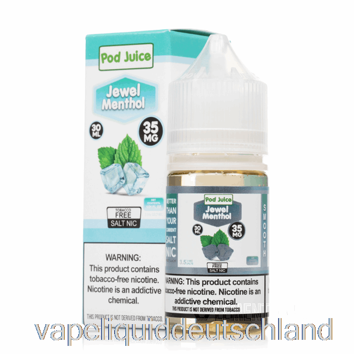 Jewel Menthol – Schotensaft – 30 Ml, 55 Mg Vape-Flüssigkeit